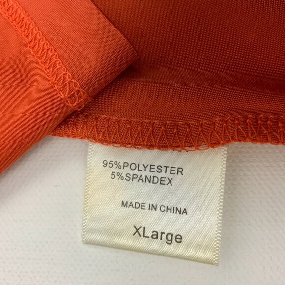 JEAN-PIERRE KLIFA PARIS V-Neck 3/4 Sleeve Top Orange/ Rust Color Size XL - Picture 15 of 16